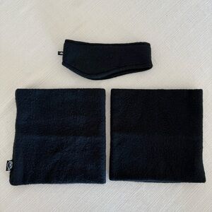 Turtle Fur Black Fleece Winter Neck and Ear Warmer’s